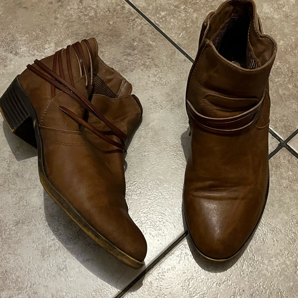 Madden girl brown booties